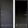 Дверь входная Аргус Люкс Про ДА-83 Чёрный шёлк 7мм Альма Венге